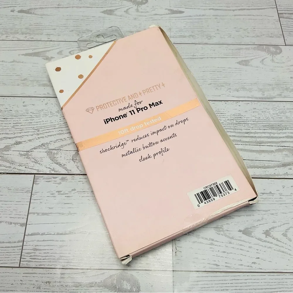 iPhone 11 Pro Max Rose Gold Glitter Phone Case